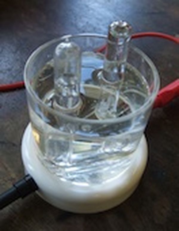 Electrolysis of water