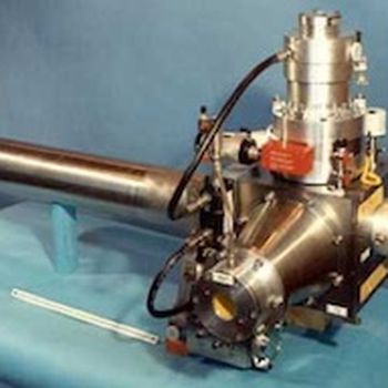 Electron beam welding conducted in a vacuum