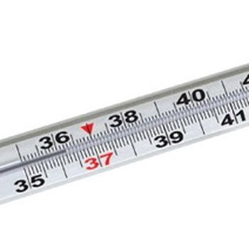 Mercury-in-glass thermometer
