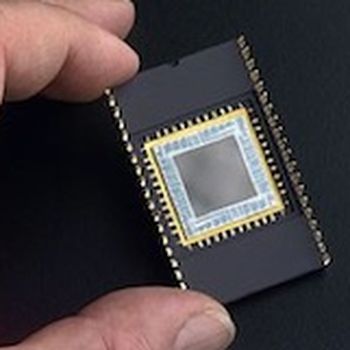 Charged coupled device (CCD) with micro-lenses which form on a surface