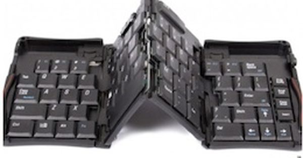 Folding computer keyboard