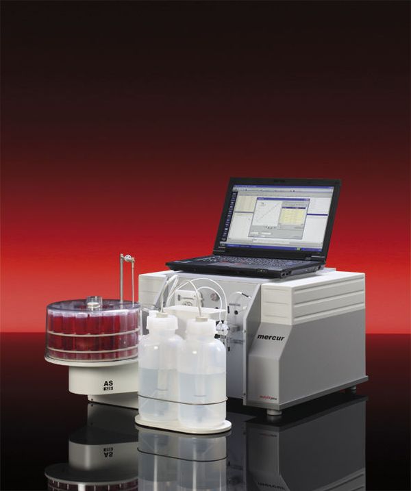 Cold vapour atomic fluorescence spectroscopy
