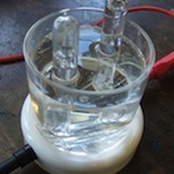 Electrolysis of water