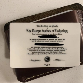 Wallet Size Certificate